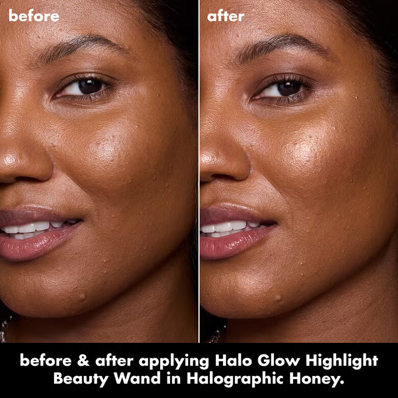 Halo Glow Highlight Beauty Wand  Holographic Honey