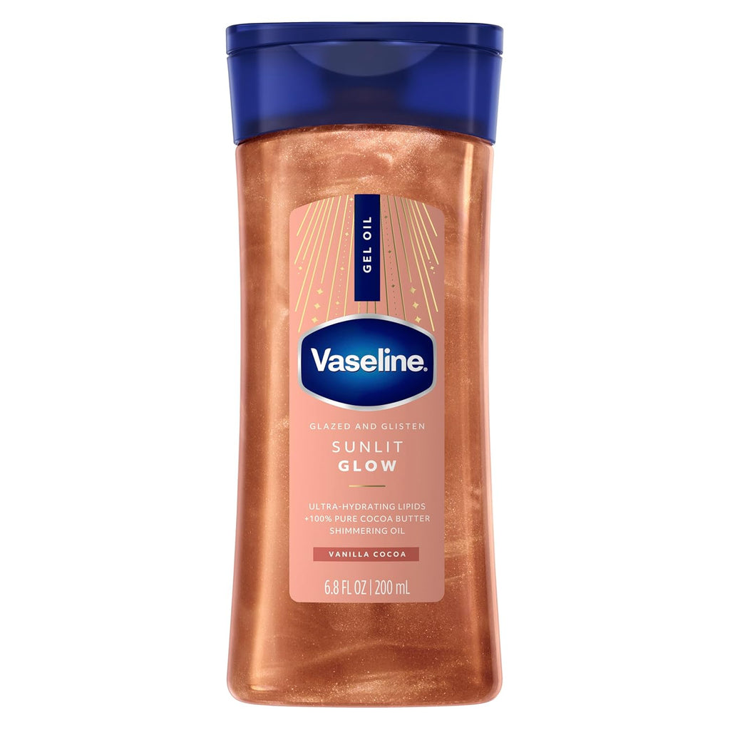 Vaseline Glazed and Glisten Sunlit Glow.  200ml - Sunlit Glow
