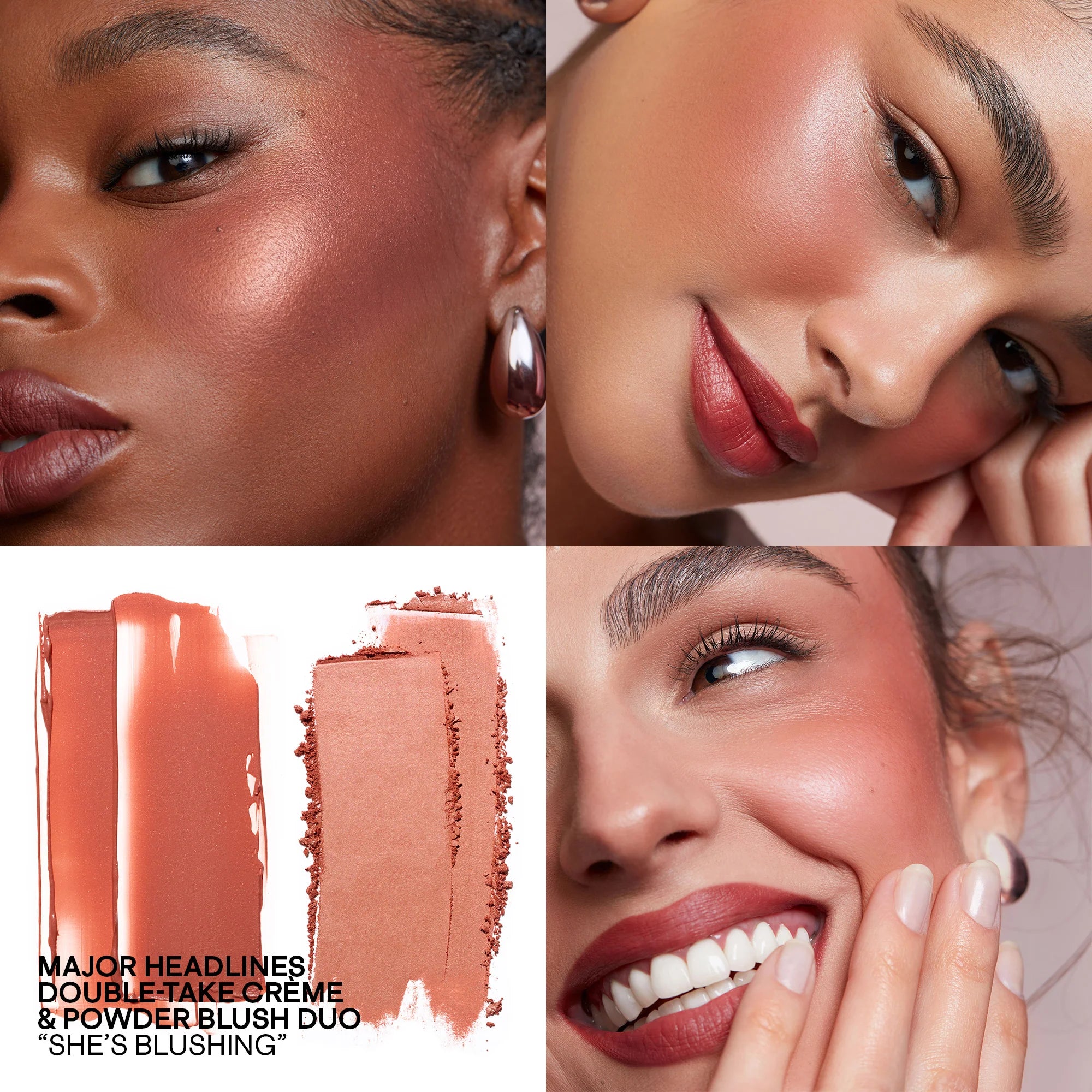 Mini Major Headlines Double-Take Crème & Powder Blush Duo -She´s Blushing