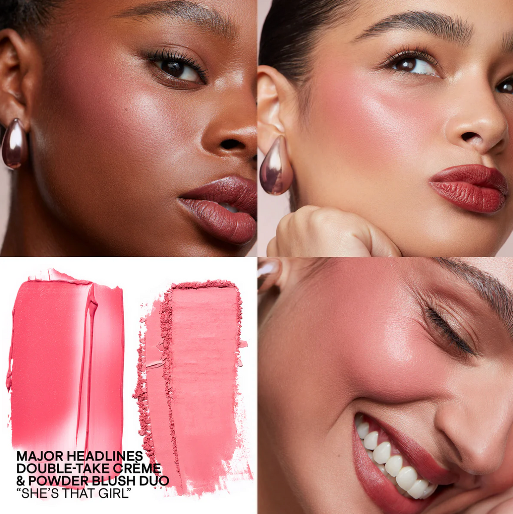 Major Headlines Double-Take Crème & Powder Blush Duo - She's That Girl