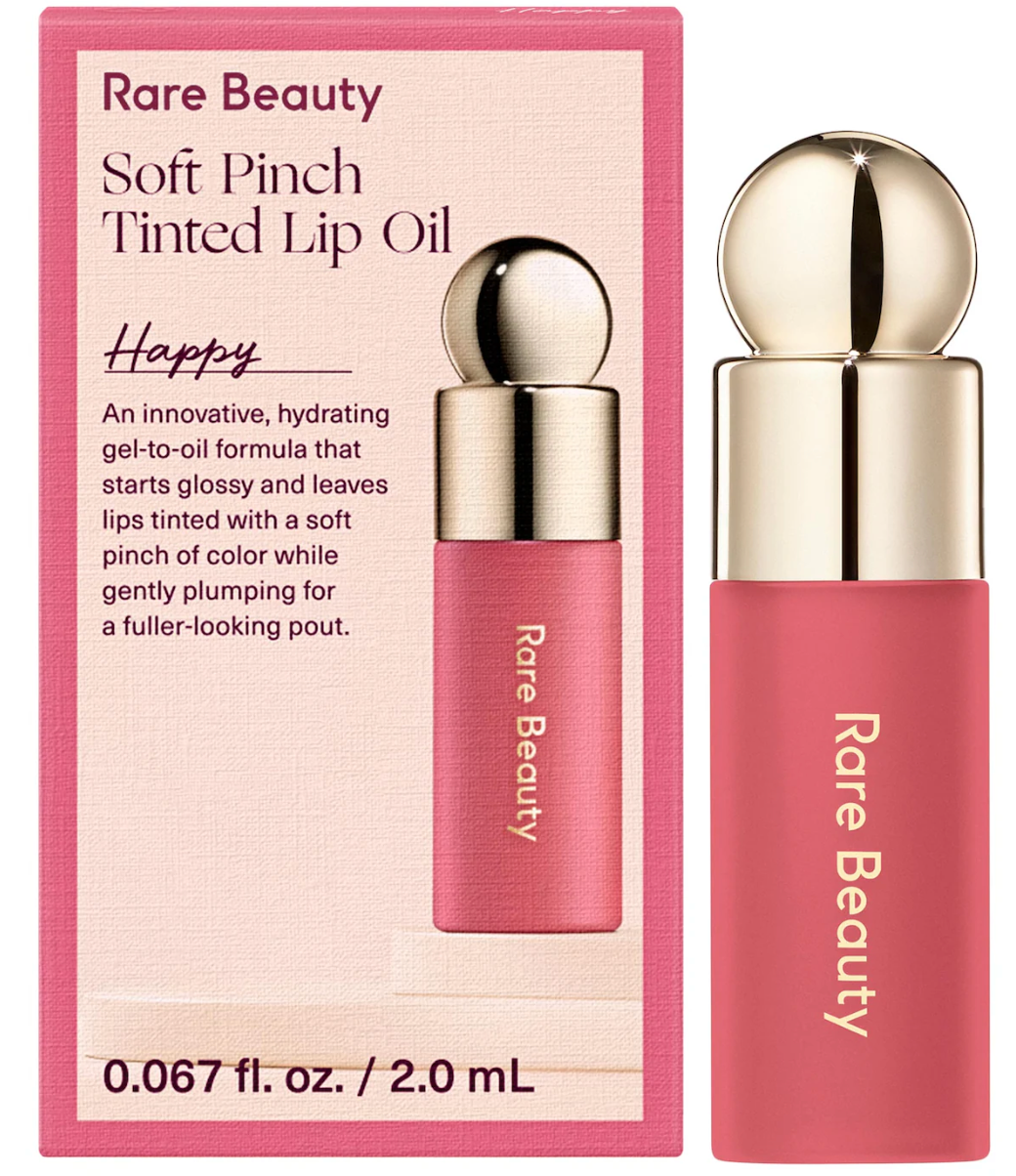Mini Soft Pinch Tinted Lip Oil Stain - HAPPY