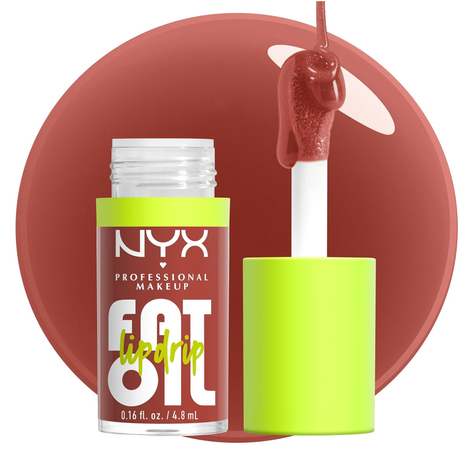 Fat Oil Lip Drip, Moisturizing, Shiny and Vegan Tinted Lip Gloss - Splash of Cream