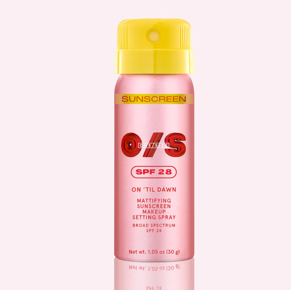 On ’Til Dawn Mattifying Sunscreen Makeup Setting Spray SPF 28 Travel-Sized