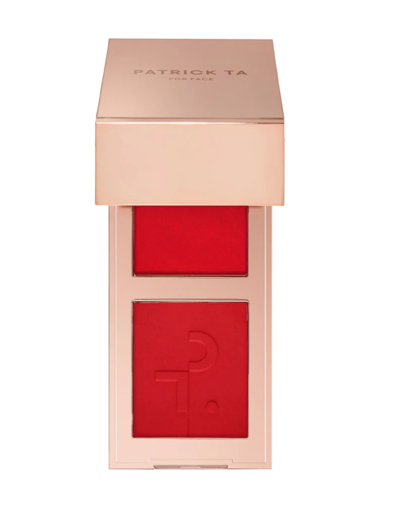 Mini Major Headlines Double-Take Crème & Powder Blush Duo -She Left Me On Red
