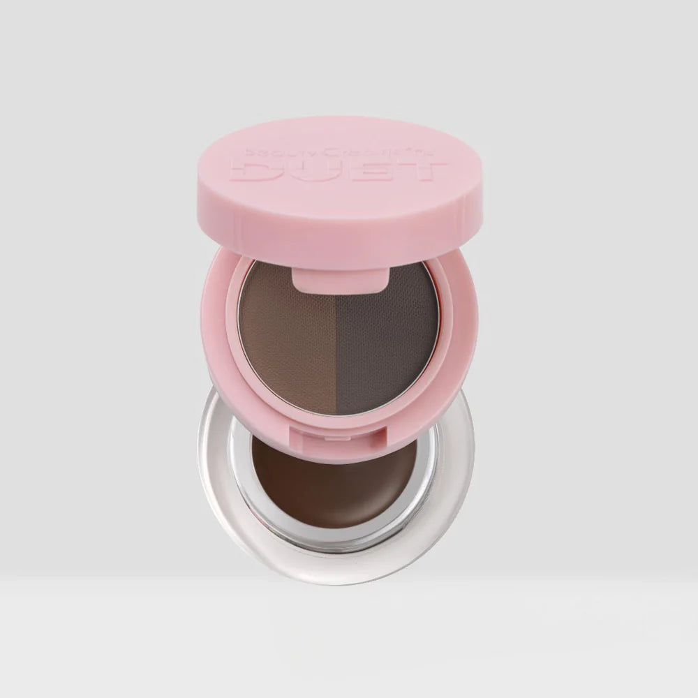 DUET BROW POWDER + POMADE MEDIUM BROWN